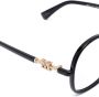 Max Mara Eyewear Zonnebril met rond montuur Zwart - Thumbnail 3