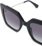 Max Mara Eyewear Zonnebril met vierkant montuur Zwart - Thumbnail 3