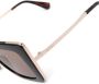 Max Mara Eyewear Zonnebril met vlindermontuur Bruin - Thumbnail 3