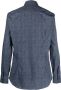 Mazzarelli Overhemd met textuur Blauw - Thumbnail 2