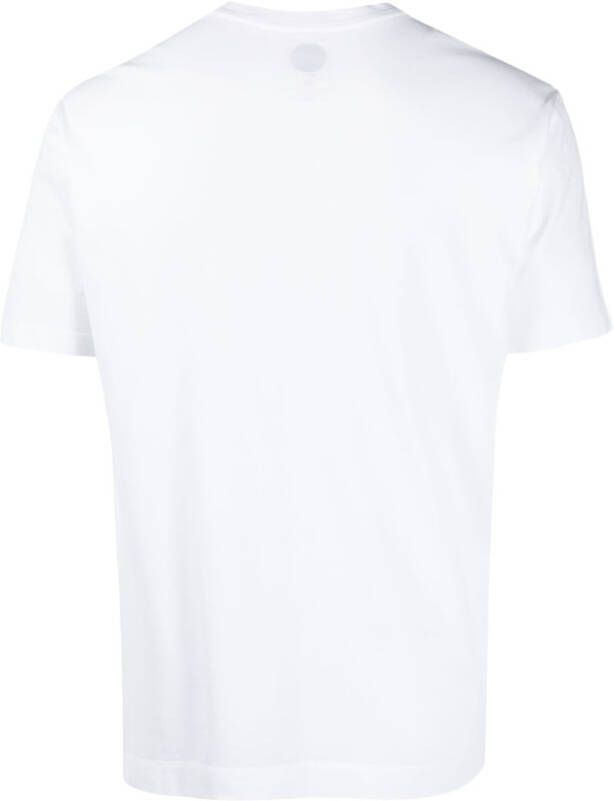 Mazzarelli T-shirt met ronde hals Wit