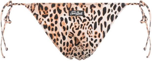 MC2 Saint Barth Bikinislip met luipaardprint Beige