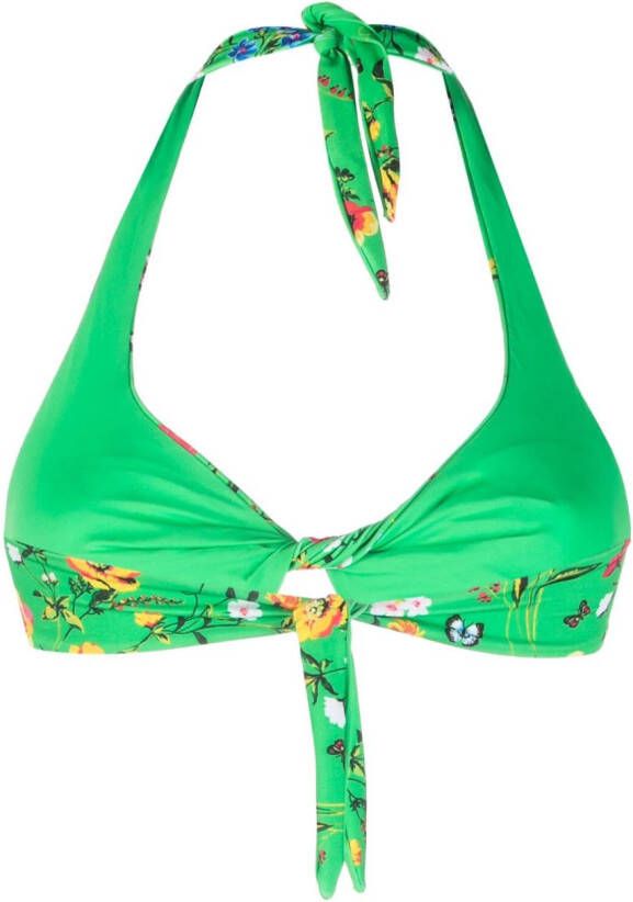 MC2 Saint Barth Bikinitop met bloemenprint Groen