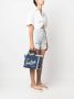 MC2 Saint Barth Colette canvas strandtas Blauw - Thumbnail 2