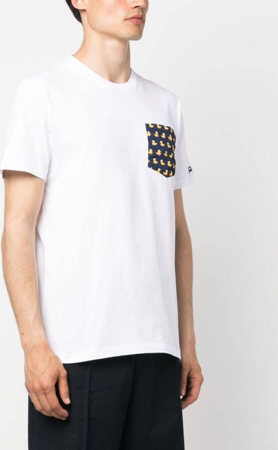 MC2 Saint Barth T-shirt met print Wit