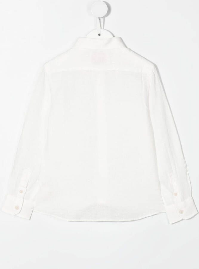 MC2 Saint Barth Kids Button-down shirt Wit