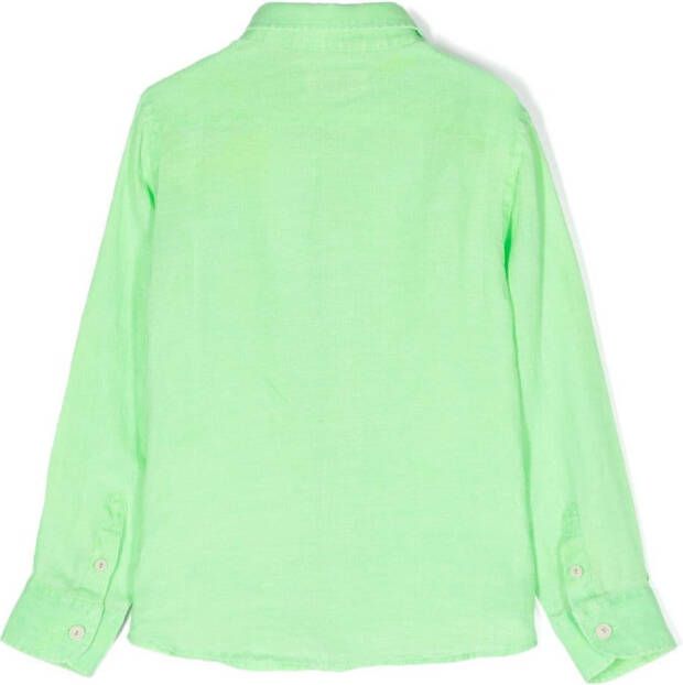 MC2 Saint Barth Kids Button-up sweater Groen