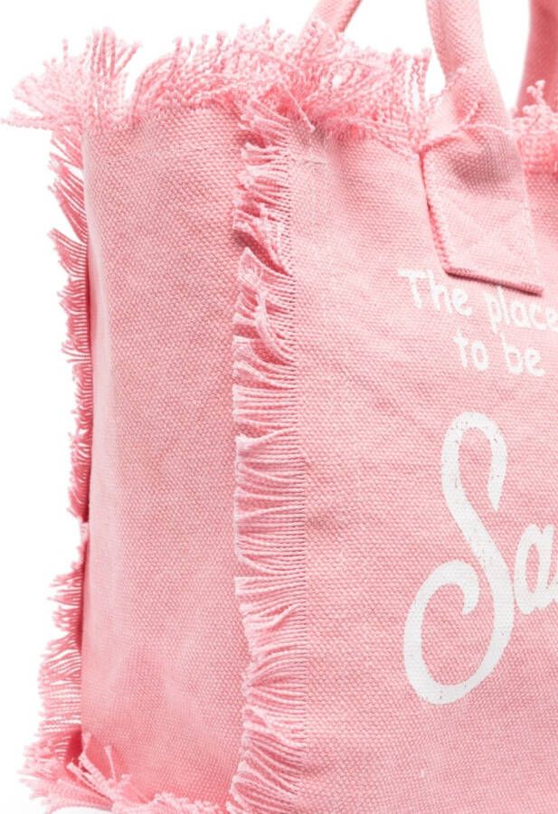 MC2 Saint Barth Kids Colette shopper met logoprint Roze