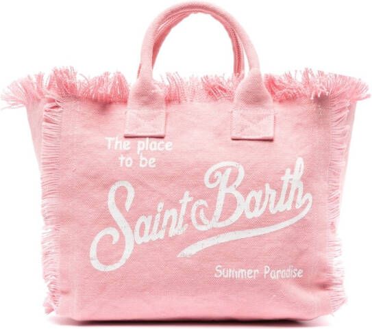 MC2 Saint Barth Kids Colette shopper met logoprint Roze