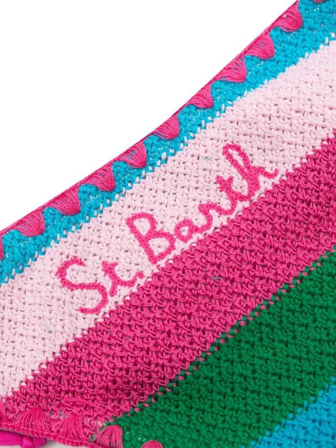 MC2 Saint Barth Kids Gestreepte bikini Roze