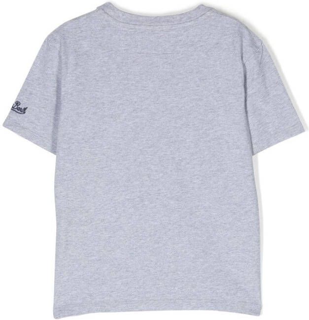 MC2 Saint Barth Kids T-shirt met print Grijs