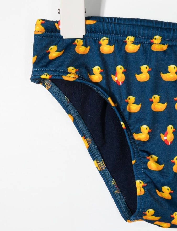 MC2 Saint Barth Kids Zwembroek met print Blauw