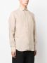 MC2 Saint Barth Linnen overhemd Beige - Thumbnail 3
