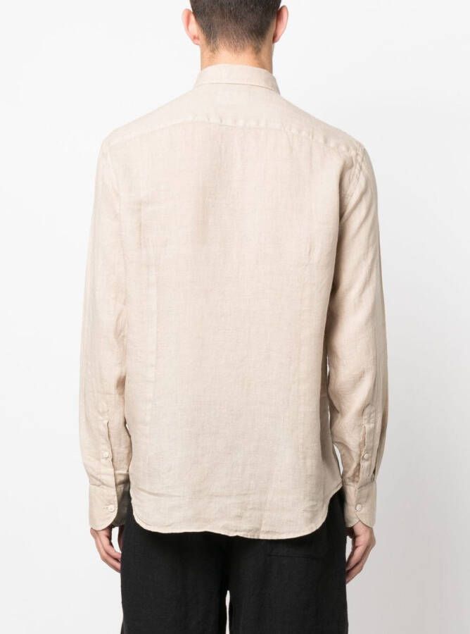MC2 Saint Barth Linnen overhemd Beige