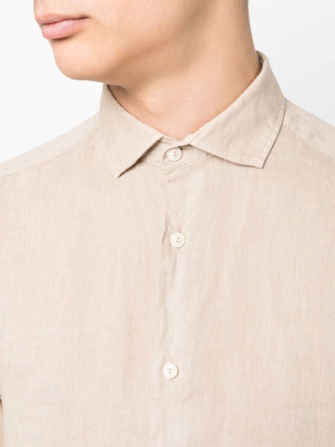 MC2 Saint Barth Linnen overhemd Beige