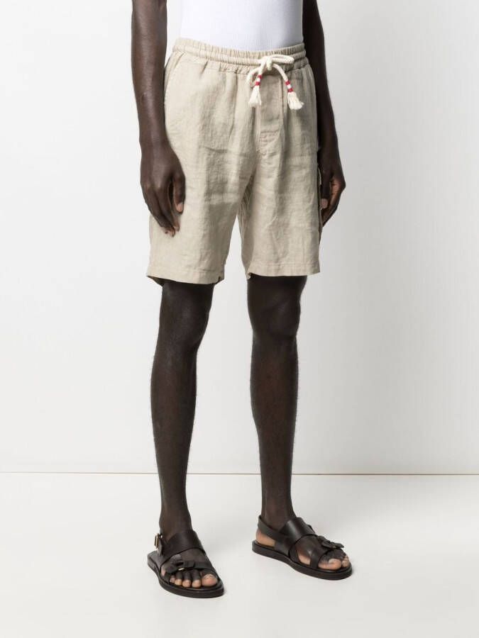 MC2 Saint Barth Linnen shorts Beige