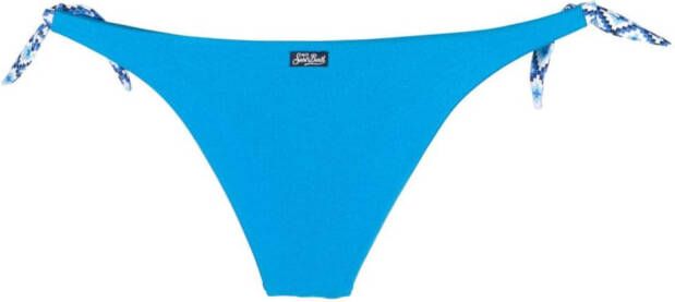 MC2 Saint Barth Bikinislip met logopatch Blauw
