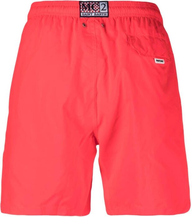 MC2 Saint Barth Zwembroek met trekkoord Rood