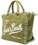 MC2 Saint Barth Canvas strandtas Groen - Thumbnail 4