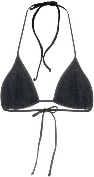 MC2 Saint Barth Metallic bikini Zwart