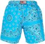 MC2 Saint Barth Zwembroek met paisley-print Blauw - Thumbnail 2