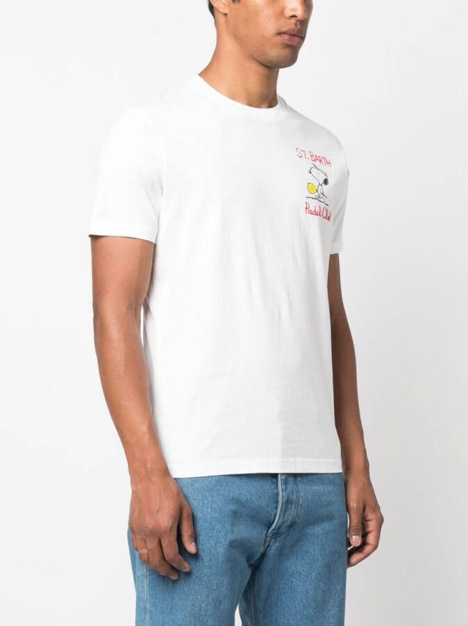 MC2 Saint Barth T-shirt met print Wit
