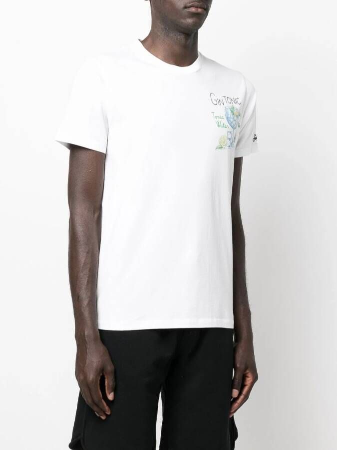 MC2 Saint Barth T-shirt met print Wit