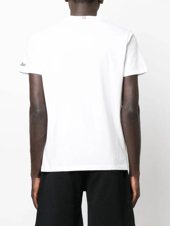 MC2 Saint Barth T-shirt met print Wit