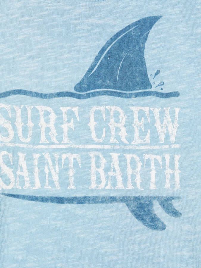 MC2 Saint Barth T-shirt met surfprint Blauw