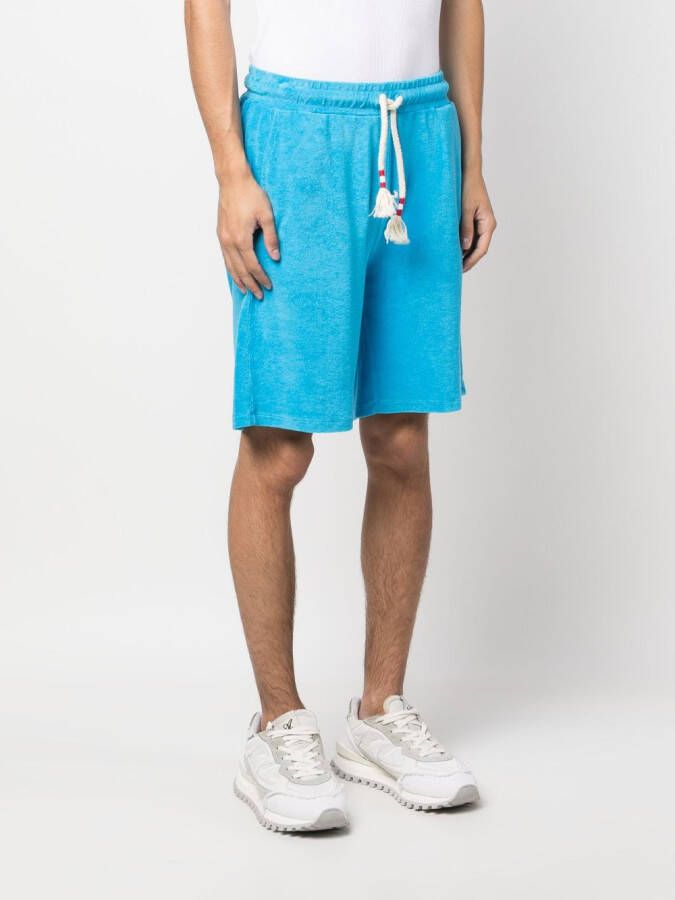 MC2 Saint Barth Trainingsshorts met geborduurd logo Blauw