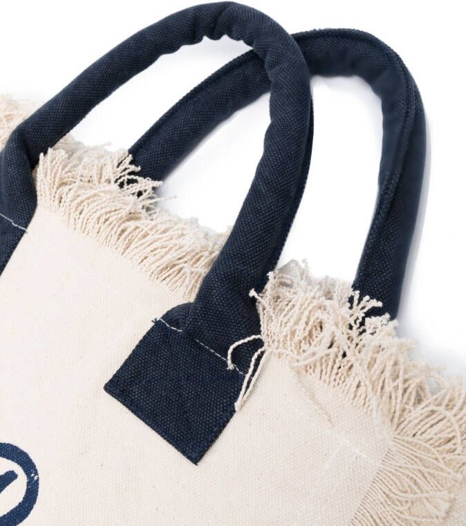 MC2 Saint Barth Vanity canvas shopper Beige