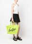 MC2 Saint Barth Shopper met logoprint en franje Geel - Thumbnail 2