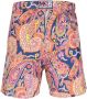 MC2 Saint Barth Zwembroek met paisley-print Blauw - Thumbnail 2