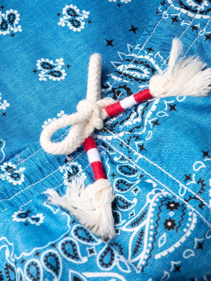 MC2 Saint Barth Zwembroek met paisley-print Blauw