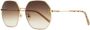 MCM 165SLB zonnebril met vierkant montuur Goud - Thumbnail 2