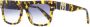 MCM 733 zonnebril met rechthoekig montuur Zwart - Thumbnail 2