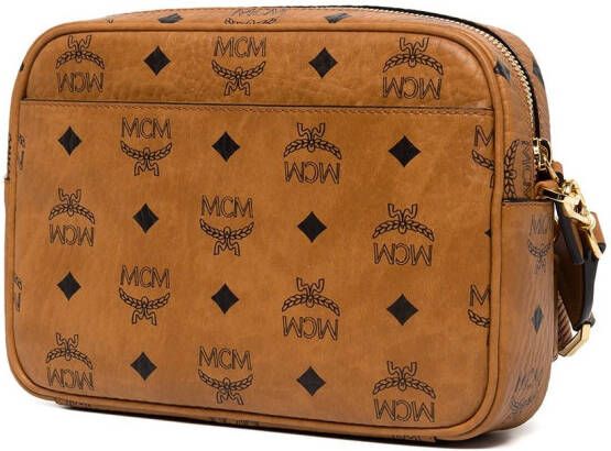 MCM Kleine crossbodytas Bruin