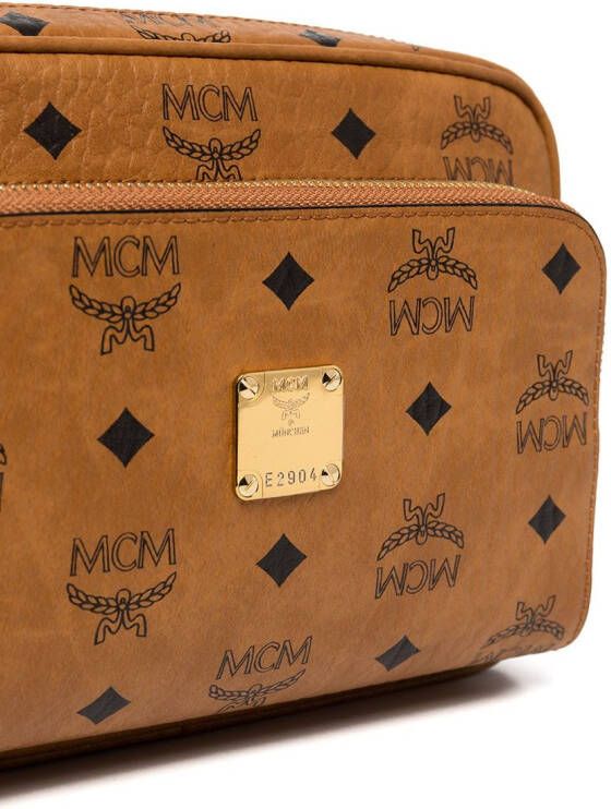 MCM Kleine crossbodytas Bruin