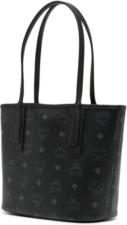 MCM Omkeerbare shopper Zwart