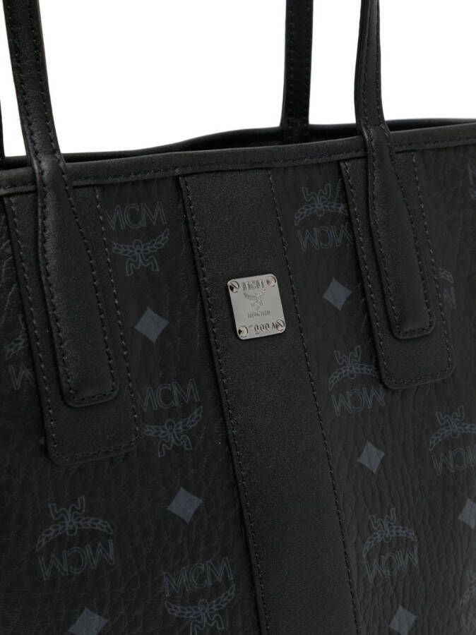MCM Omkeerbare shopper Zwart