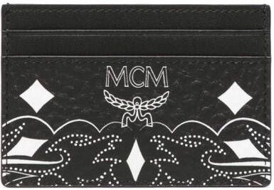 MCM Pasjeshouder met print Zwart