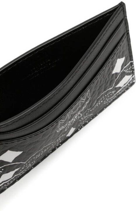 MCM Pasjeshouder met print Zwart