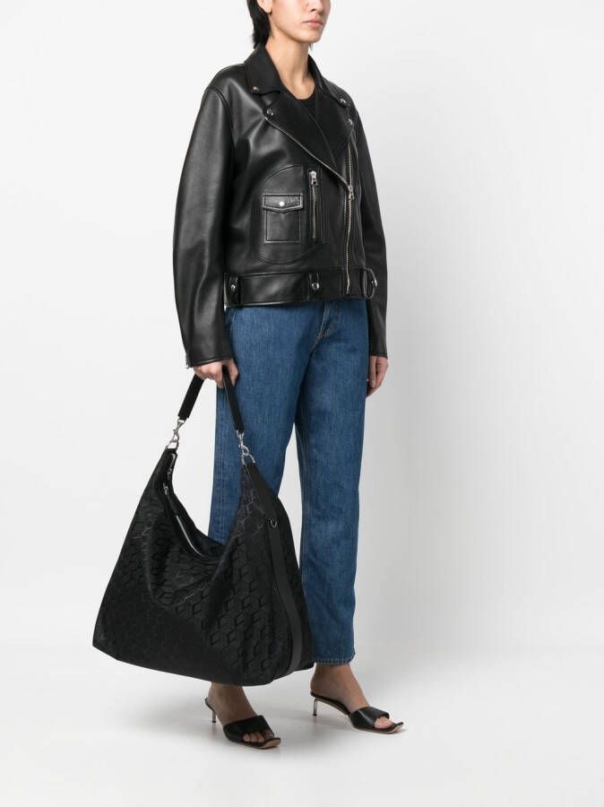 MCM Shopper met monogram Zwart