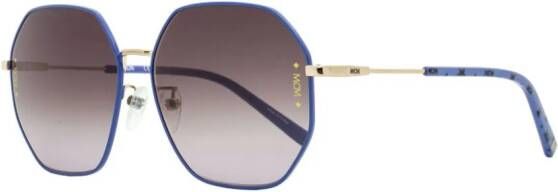 MCM 165SLB zonnebril met vierkant montuur Blauw