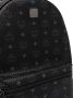 MCM Stark rugzak in Visetos met zijstuds Black Unisex - Thumbnail 4