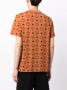 MCM T-shirt met monogramprint Bruin - Thumbnail 4