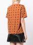 MCM T-shirt met monogramprint Bruin - Thumbnail 4