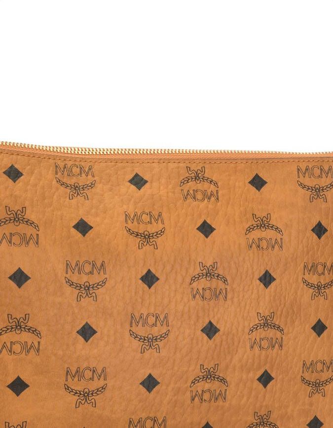 MCM Visetos crossbodytas met logoprint Bruin