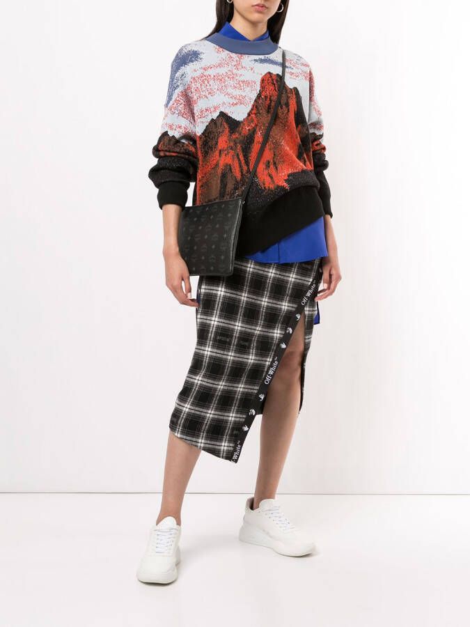 MCM Visetos crossbodytas met logoprint Zwart