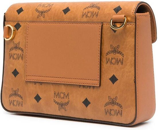 MCM Messengertas met print Bruin